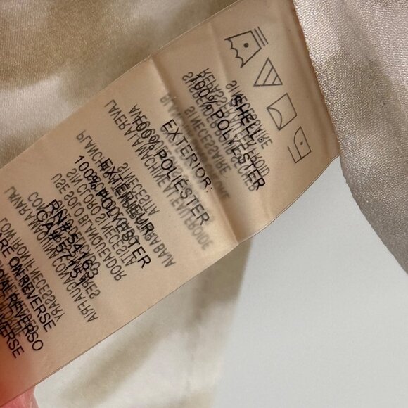 Calvin Klein Womens Long Sleeve Blouse Size 1X plus Peach Beige Ombre - Picture 5 of 12